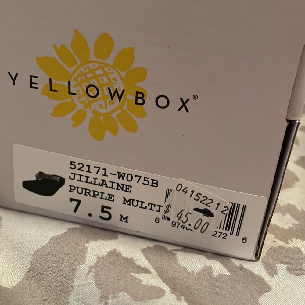 Yellow Box flip flops - Picture 6 of 7